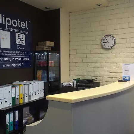 Hotel Hipotel Gambetta Republique Paris